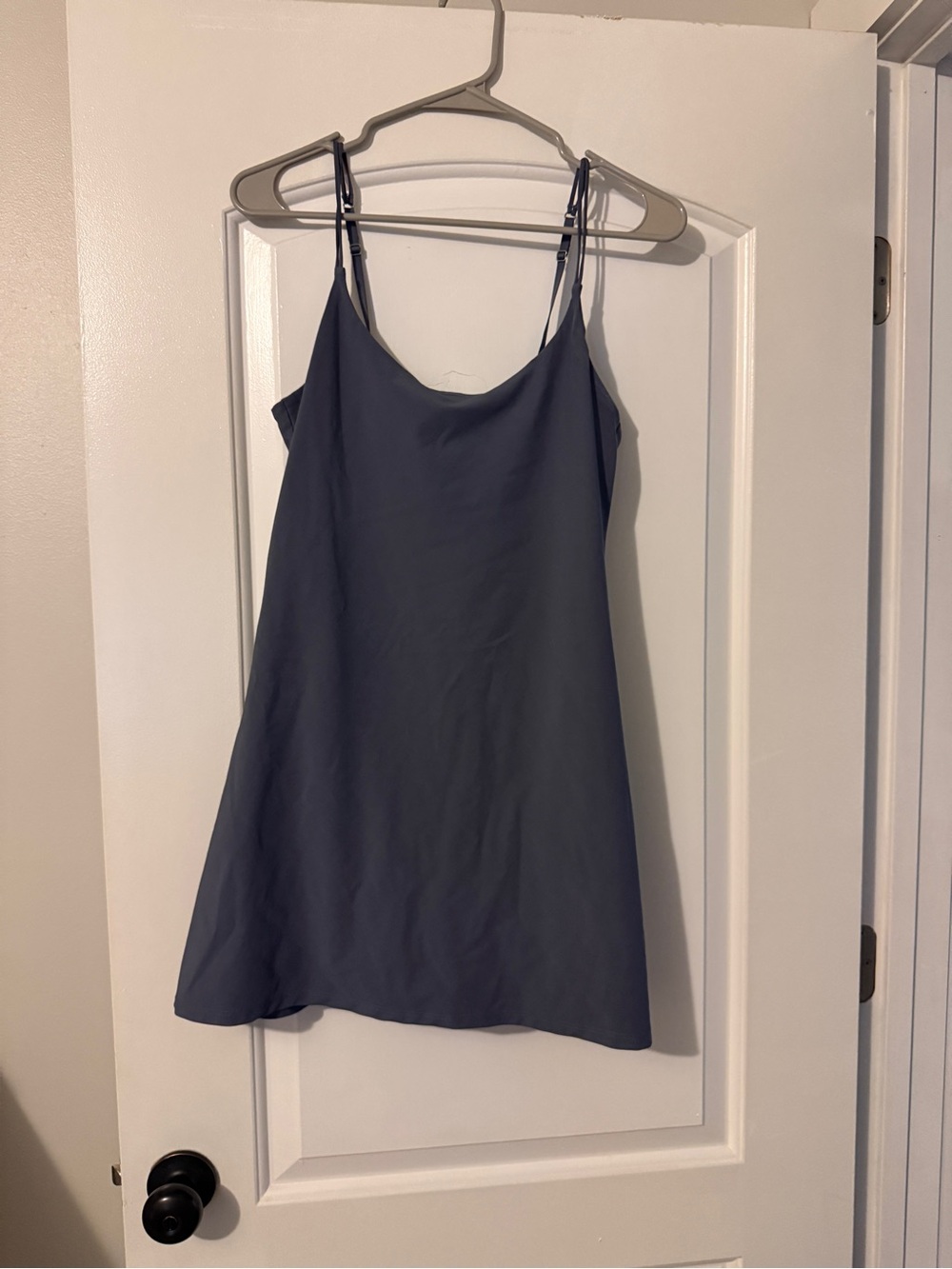 Abercrombie & Fitch Slate Blue Slip Cami Dress